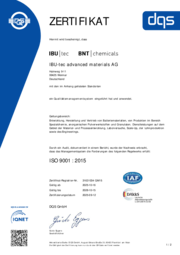 Zertifikat DIN ISO 9001