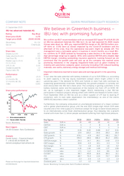 Quirin: IBU-tec Company Note - 21. September 2020