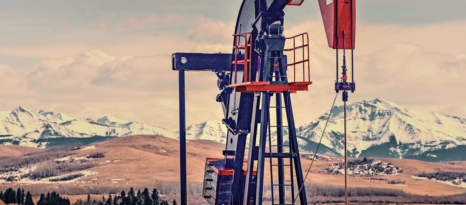 Tiefpumpe auf einem Ölfeld in Amerika für Petrochemie, Öl und Gas - IBU-tec