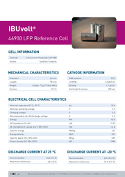 IBUvolt® 46900 LFP Reference Cell