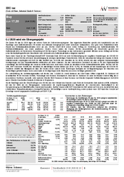 Warburg Research: IBU-tec Comment - 25. Mai 2020