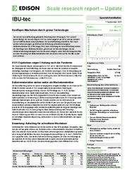 Edison Report: Greentech als Wachstumstreiber - 01. September 2021
